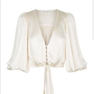 Shona Joy La Lune tie front blouse.